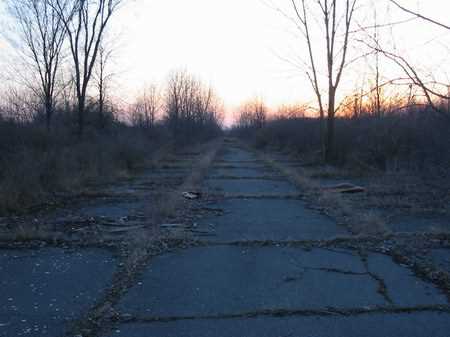 Motor City Dragway - Strip Photo From Water Winter Wonderland